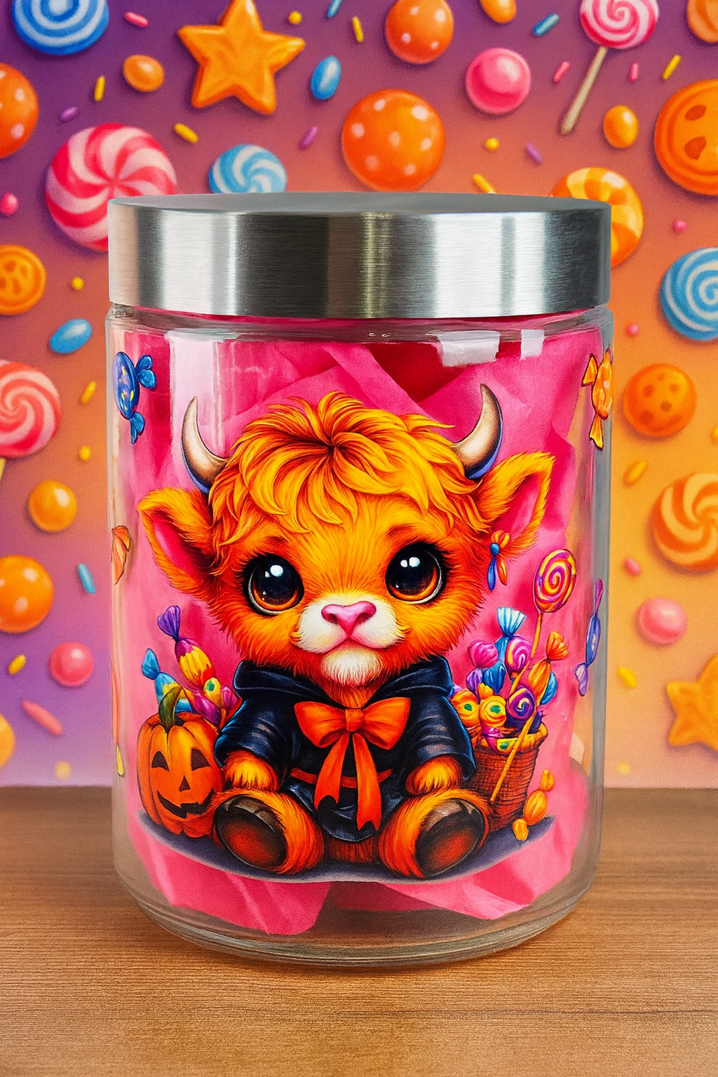 Halloween candy jar