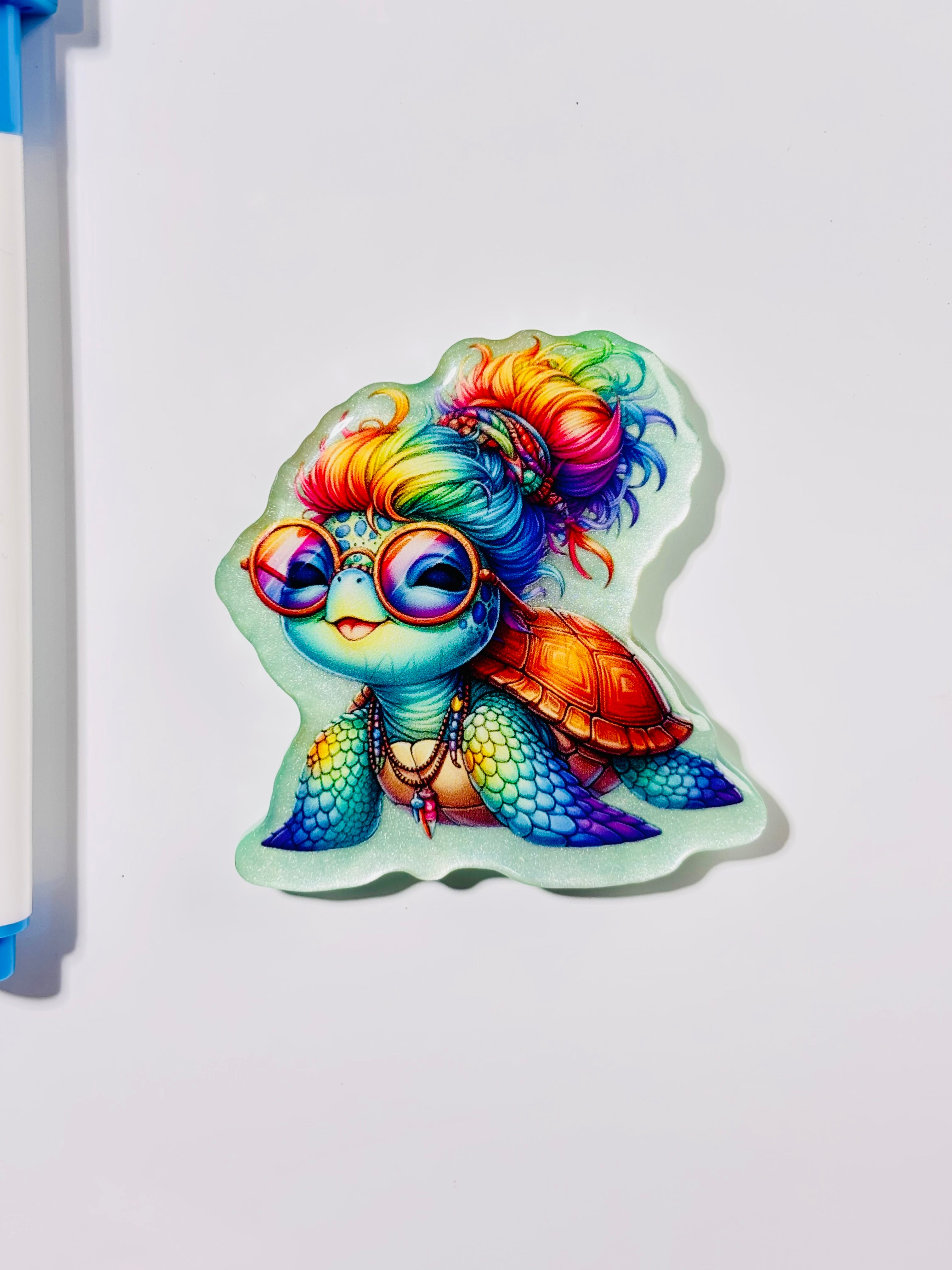 Colorful Sea Turtle