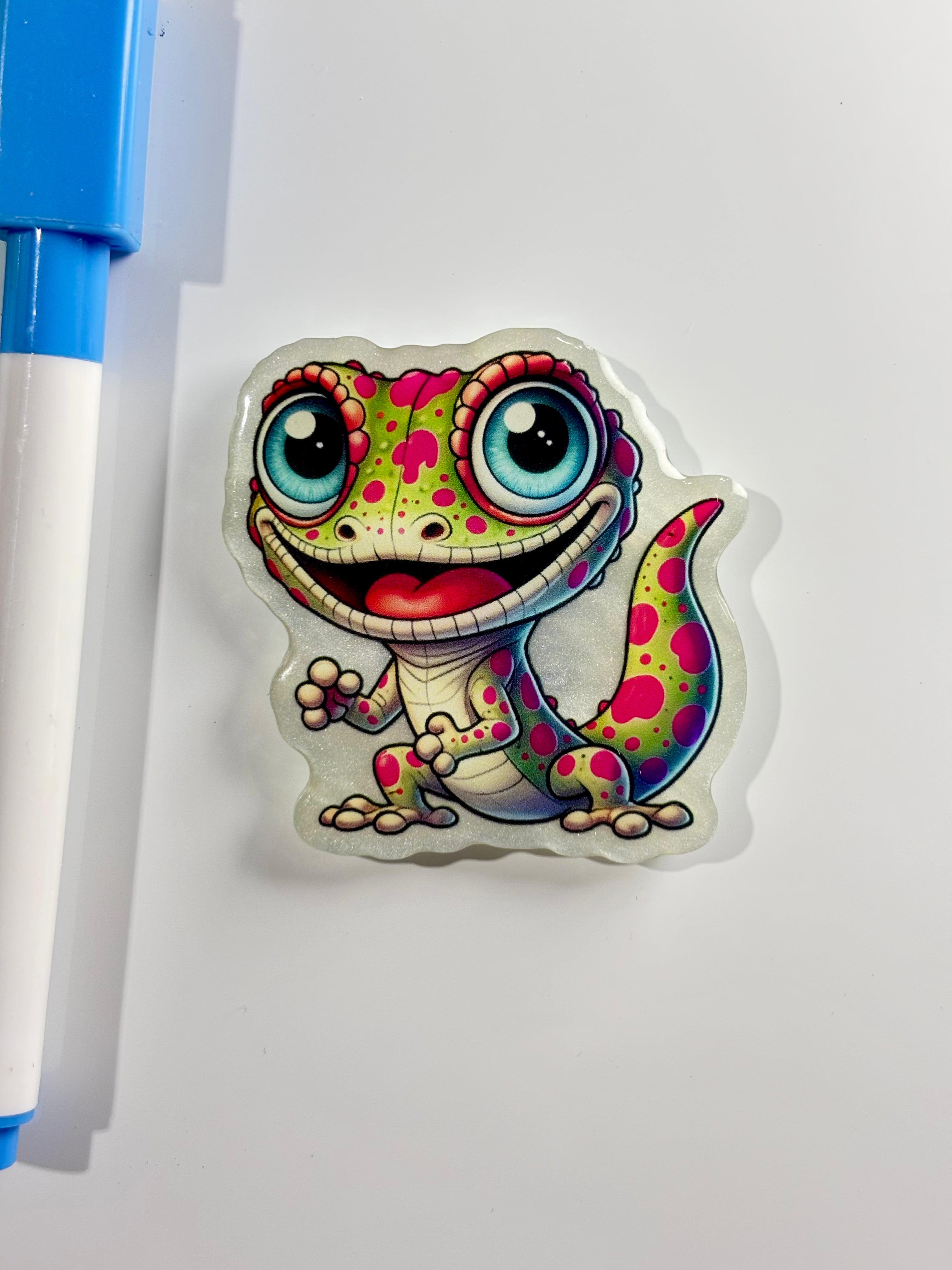 Colorful Gecko Magnet