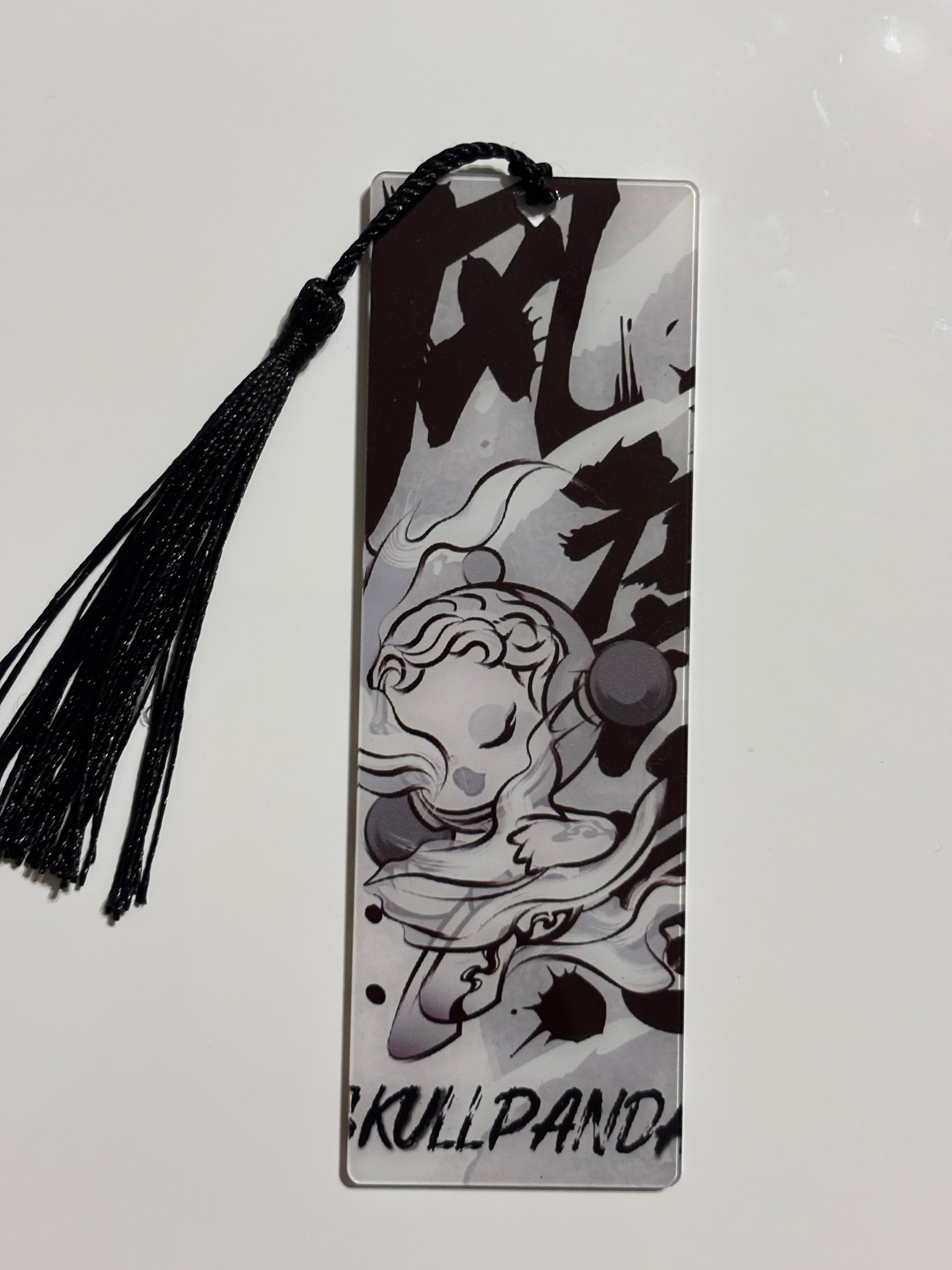 Skull Panda Acrylic Bookmark